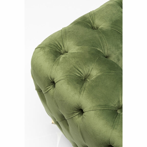 Fauteuil Bellissima Velvet Green 120cm Kare Design Fauteuil 87010