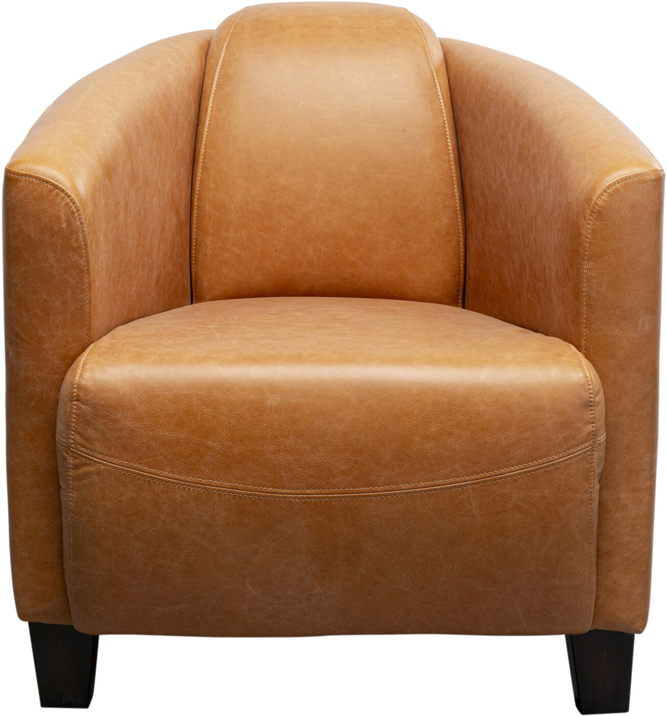 Fauteuil Cigar Lounge Smart Leather Light Brown Kare Design Fauteuil 87790