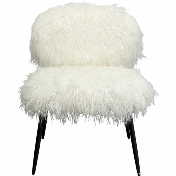 Fauteuil Hairy White Kare Design Fauteuil 87828