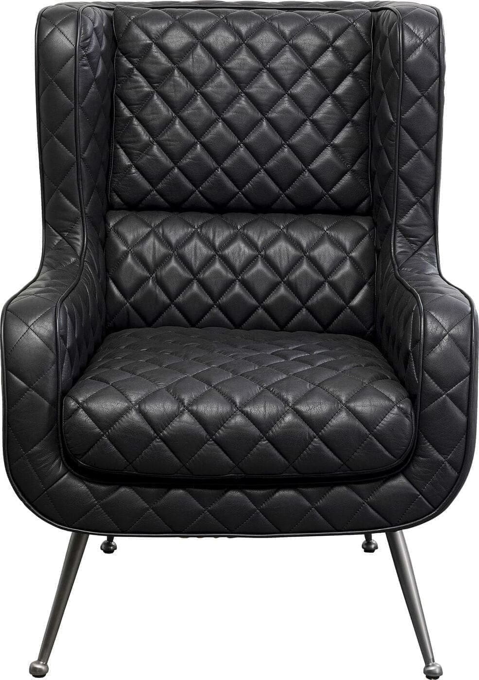 Fauteuil Nonna Smart Leather Black Kare Design Fauteuil 87904