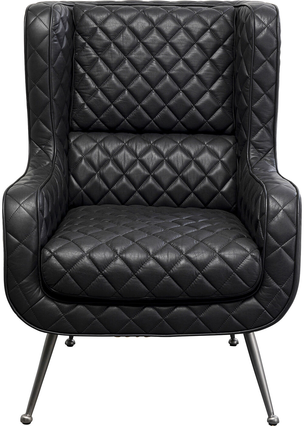 Fauteuil Nonna Smart Leather Black Kare Design Fauteuil 87904