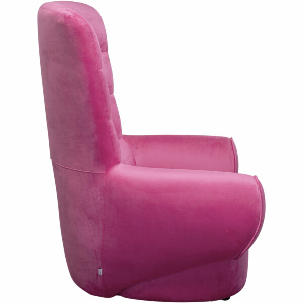 Fauteuil Sweep Pink Kare Design Fauteuil 87584