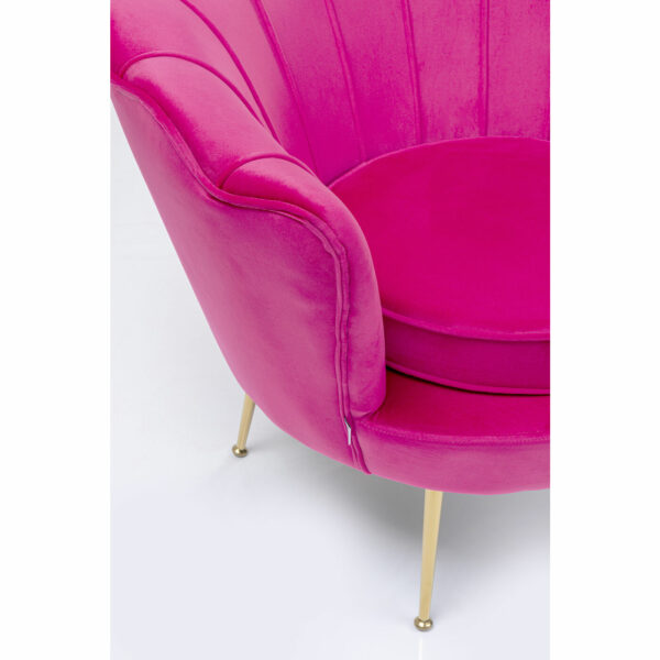 Fauteuil Water Lily Gold Pink Kare Design Fauteuil 85080
