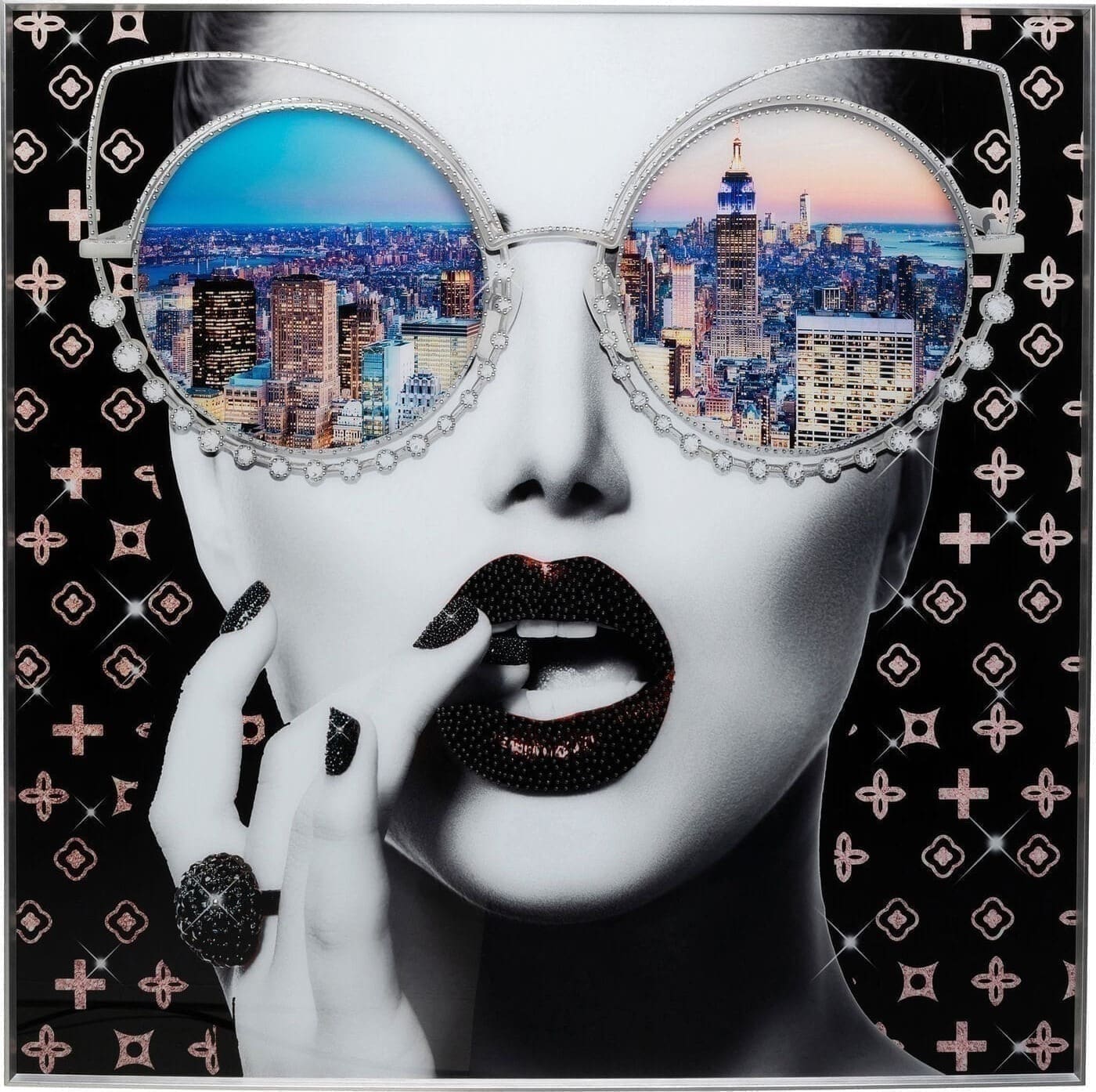 Fotolijst NY View 120x120cm Kare Design Schilderij 56219