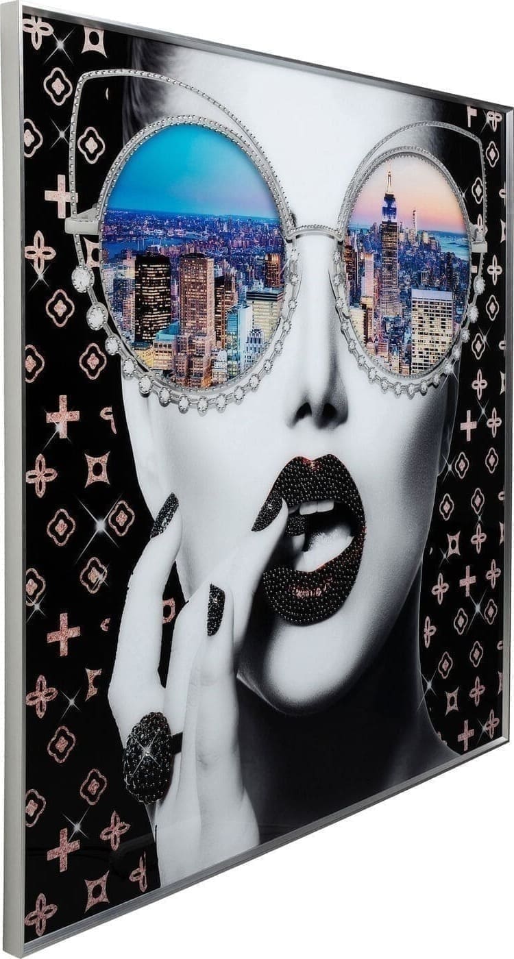 Fotolijst NY View 120x120cm Kare Design Schilderij 56219