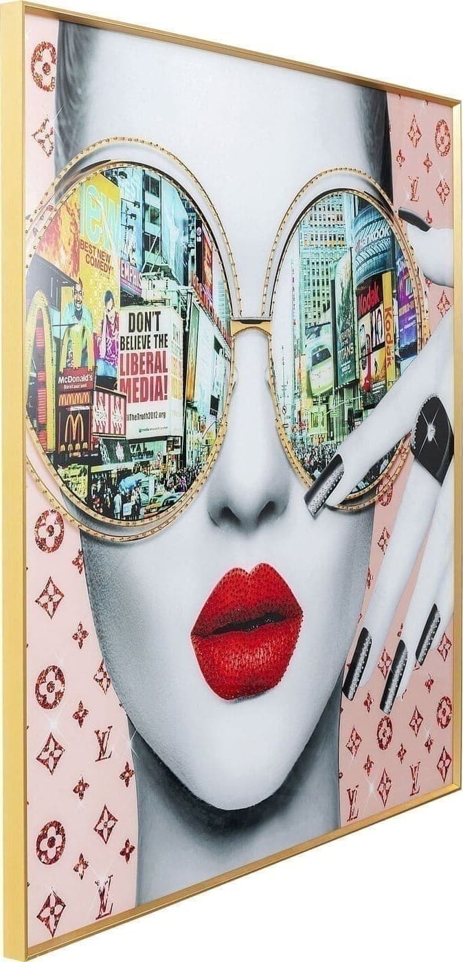 Fotolijst Times Square View 120x120cm Kare Design Schilderij 56218
