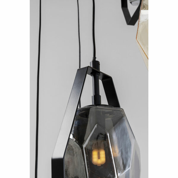 Hanglamp Diamond Fever Spiral Black Ø42cm Kare Design Hanglamp 55397