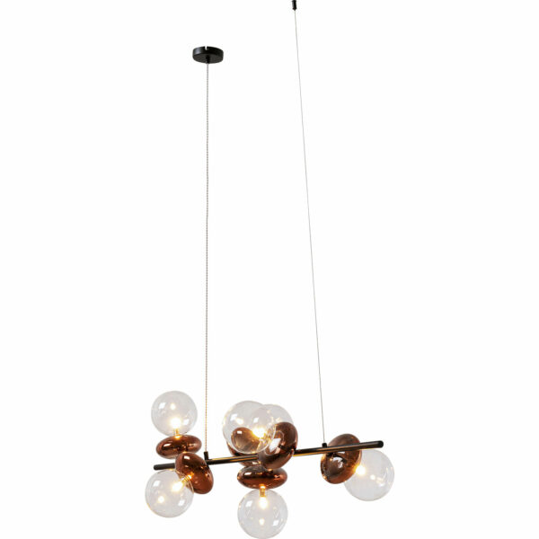 Hanglamp Double Bubble Copper 115cm Kare Design Hanglamp 55076