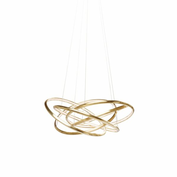 Hanglamp Saturn LED Gold Big Kare Design Hanglamp 60715