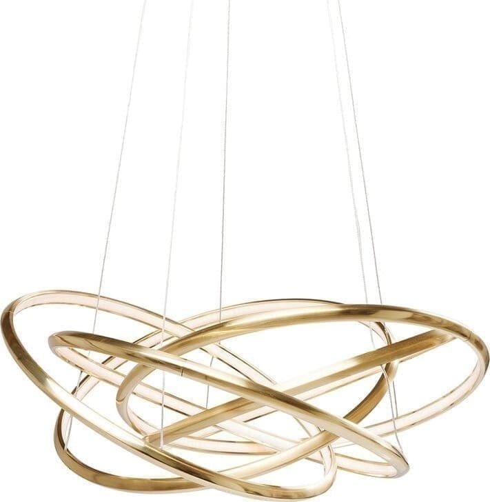 Hanglamp Saturn LED Gold Big Kare Design Hanglamp 60715
