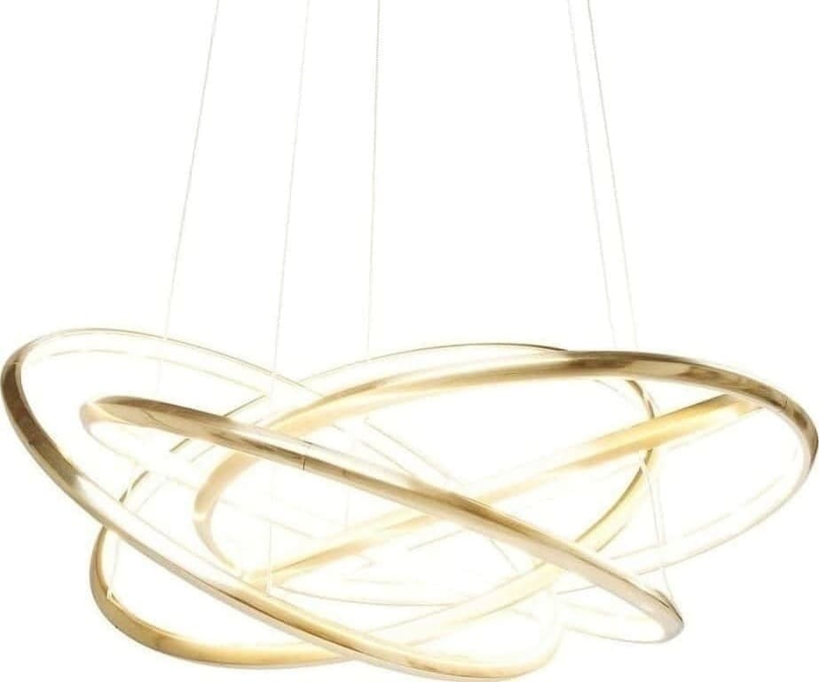 Hanglamp Saturn LED Gold Big Kare Design Hanglamp 60715