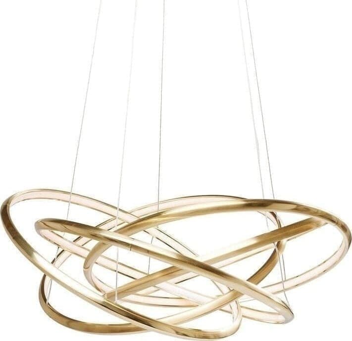 Hanglamp Saturn LED Gold Big Kare Design Hanglamp 60715