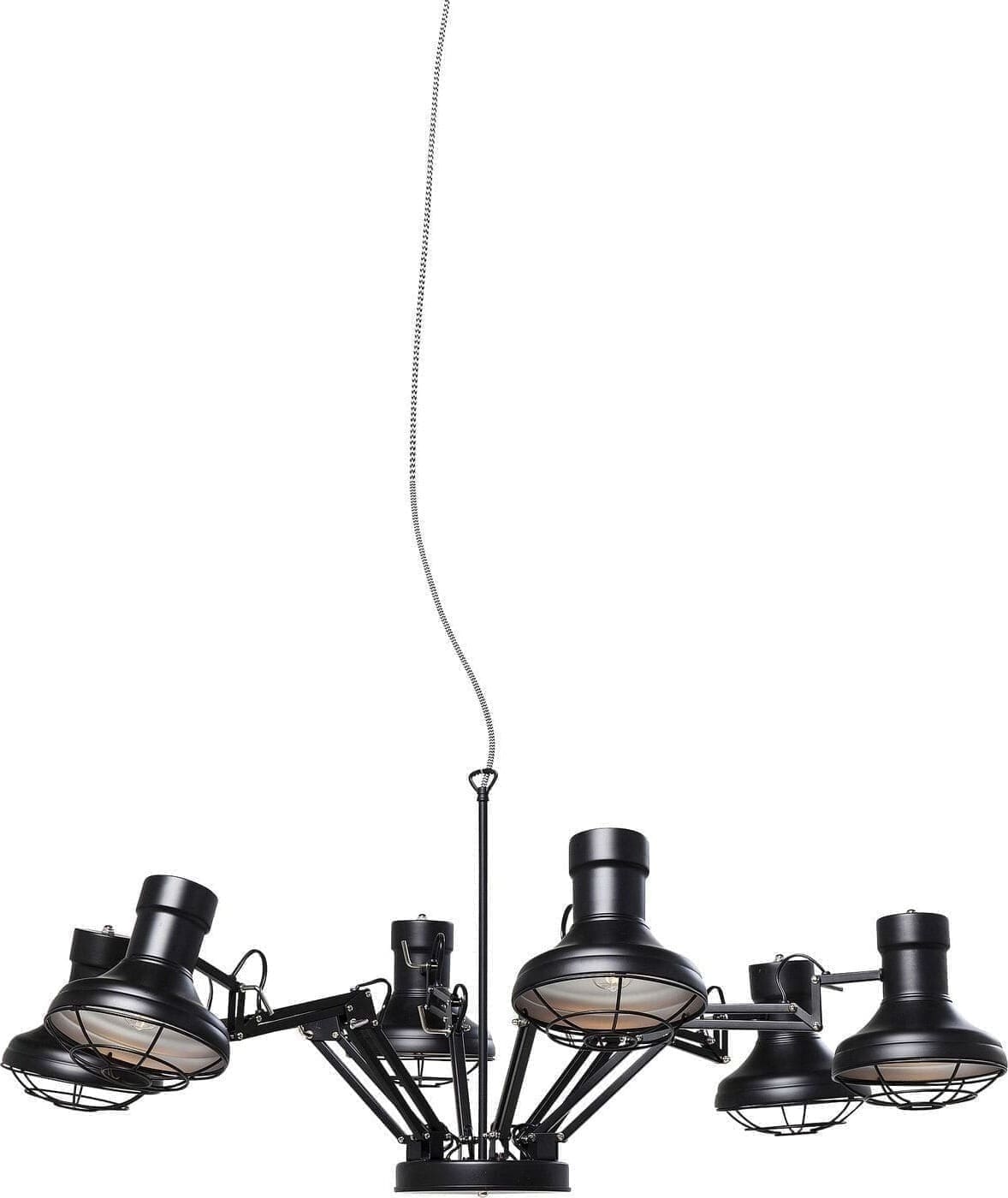 Hanglamp Spider Multi 6-lite Kare Design Hanglamp 36595