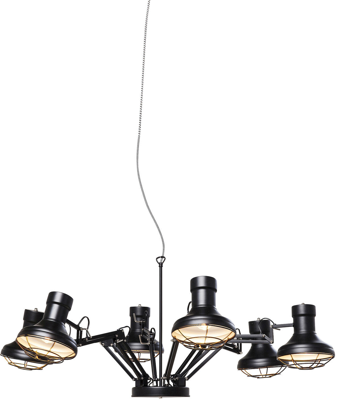 Hanglamp Spider Multi 6-lite Kare Design Hanglamp 36595