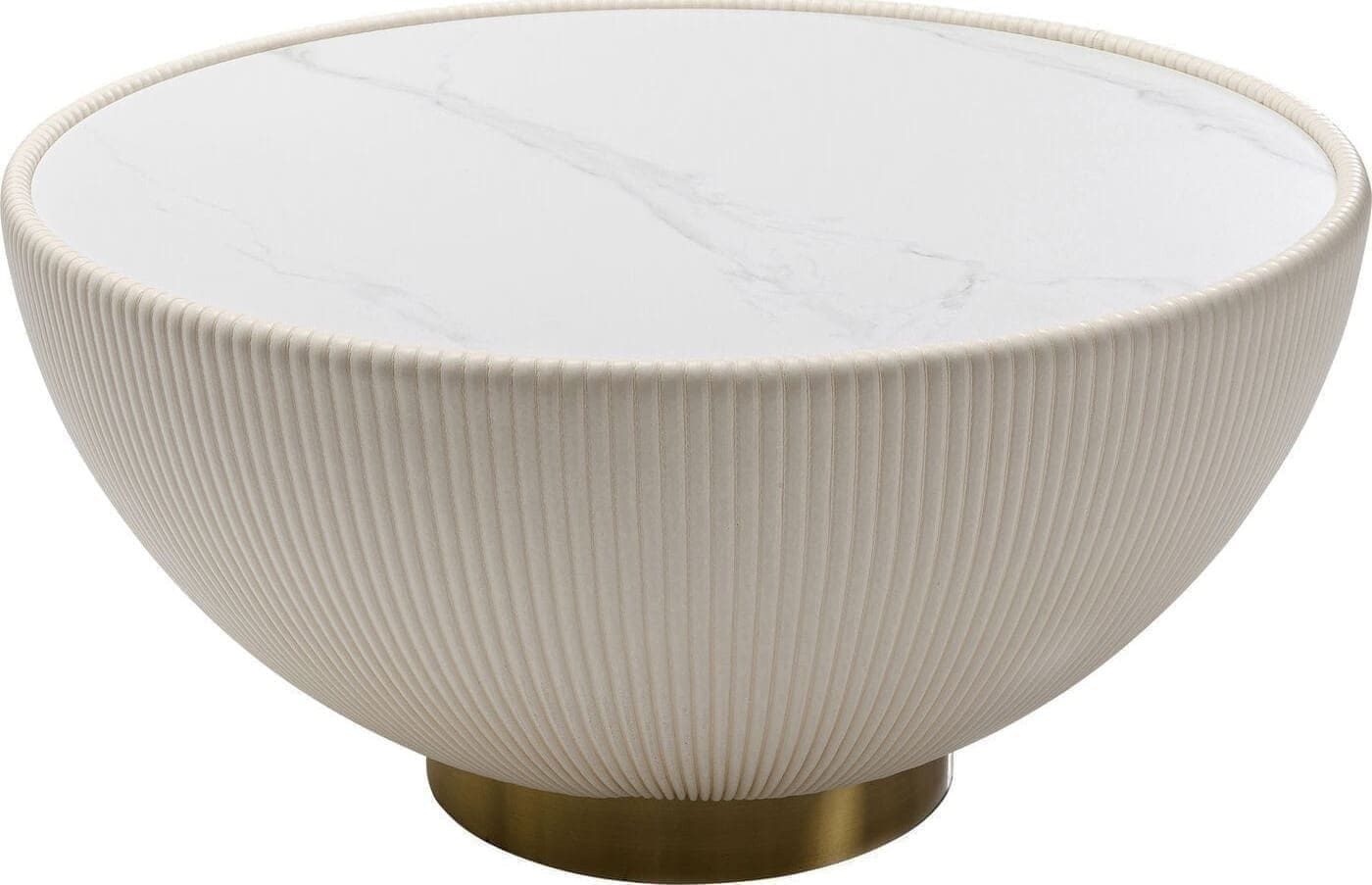 Salontafel Endless Vegas White Ø71cm Kare Design Salontafel 87130