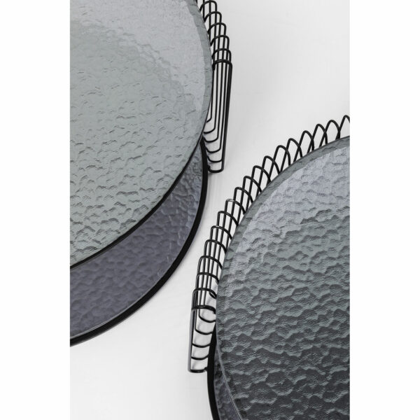 Salontafel Wire Double Black Bubble (2/Set) Kare Design Salontafel 87819