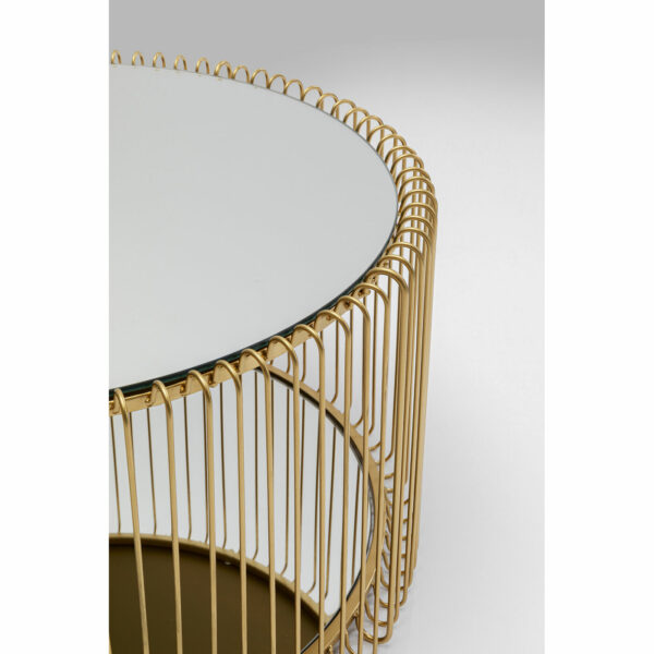 Salontafel Wire Double Brass (2/Set) Kare Design Salontafel 87674