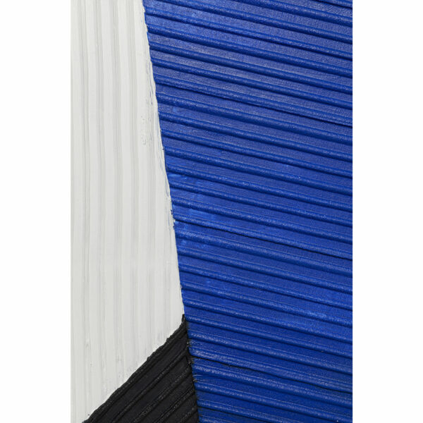 Schilderij Canvas Art Triangles Blue 100x100cm Kare Design Schilderij 55799