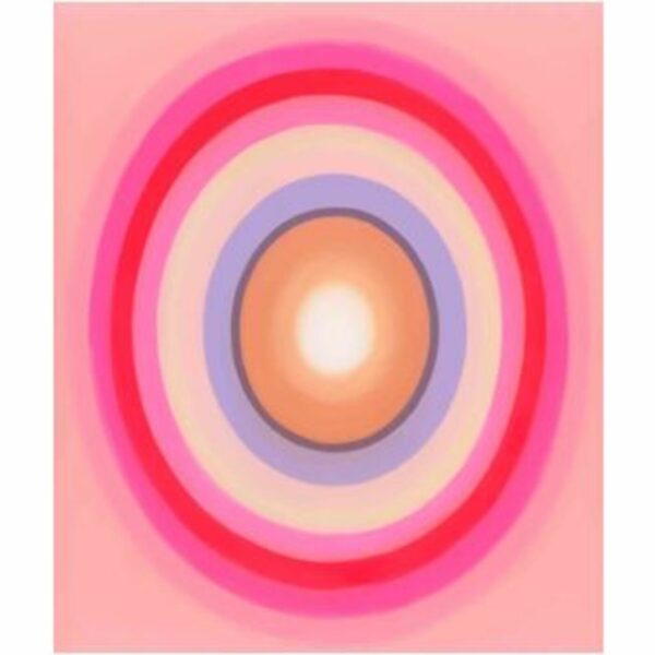 Schilderij Canvas Tendency Circle Pink 120x120cm Kare Design Schilderij 56162