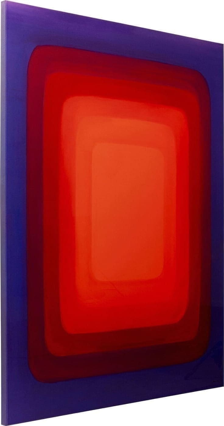 Schilderij Canvas Tendency Red 120x160cm Kare Design Schilderij 56163