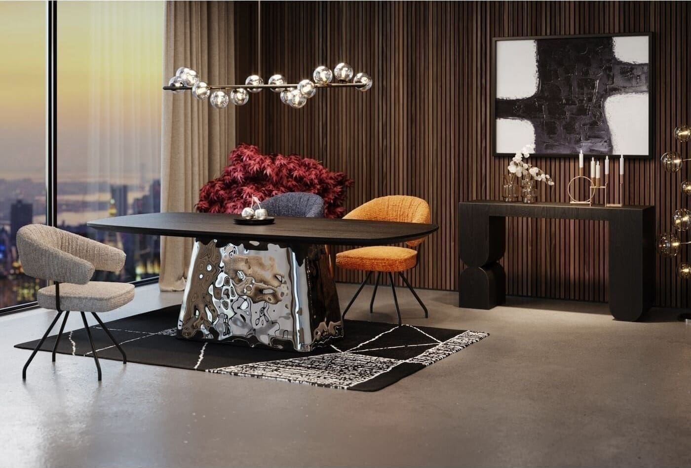 Tafel Caldera 220x110cm Kare Design Eettafel 87458