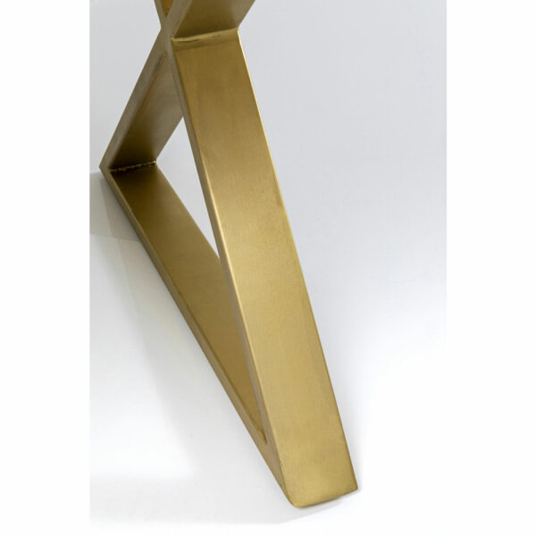 Tafel Eternity Cross Brass 180x90cm Kare Design Eettafel 87334