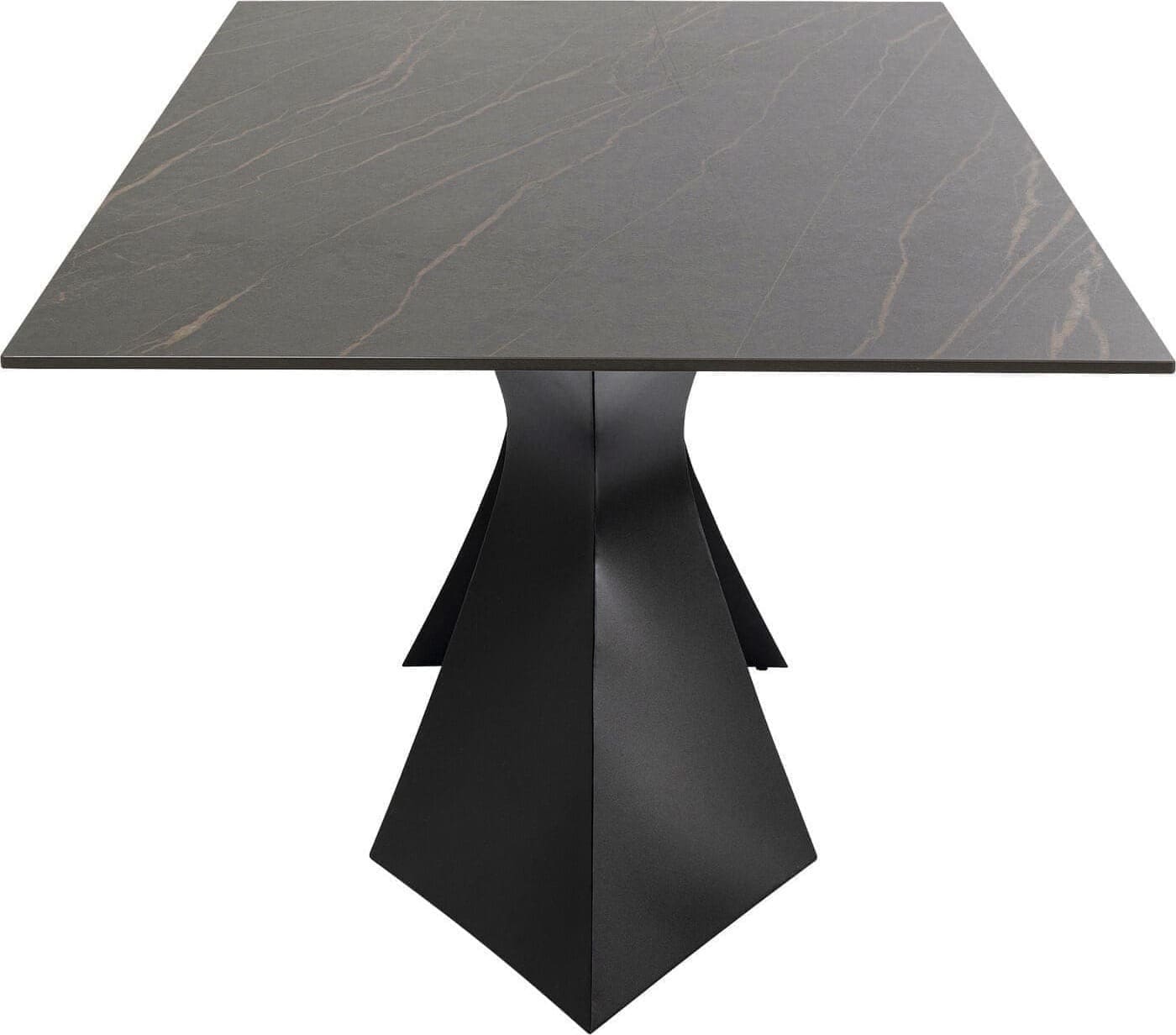 Tafel Gloria O. Ceramic Black 180x90cm Kare Design Eettafel 87349