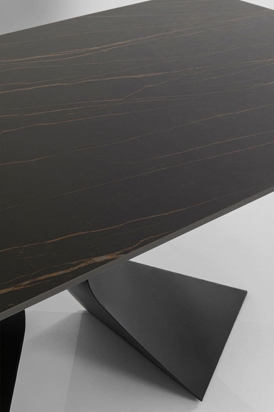 Tafel Gloria O. Ceramic Black 180x90cm Kare Design Eettafel 87349