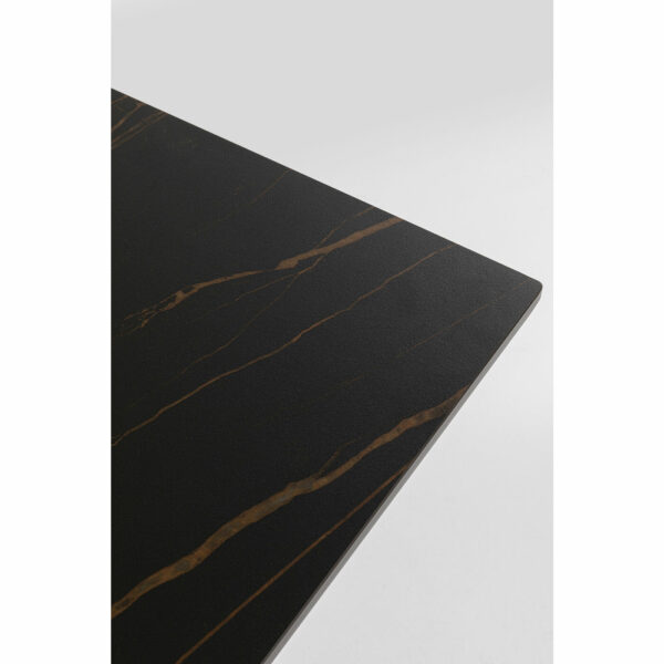 Tafel Gloria O. Ceramic Black 180x90cm Kare Design Eettafel 87349