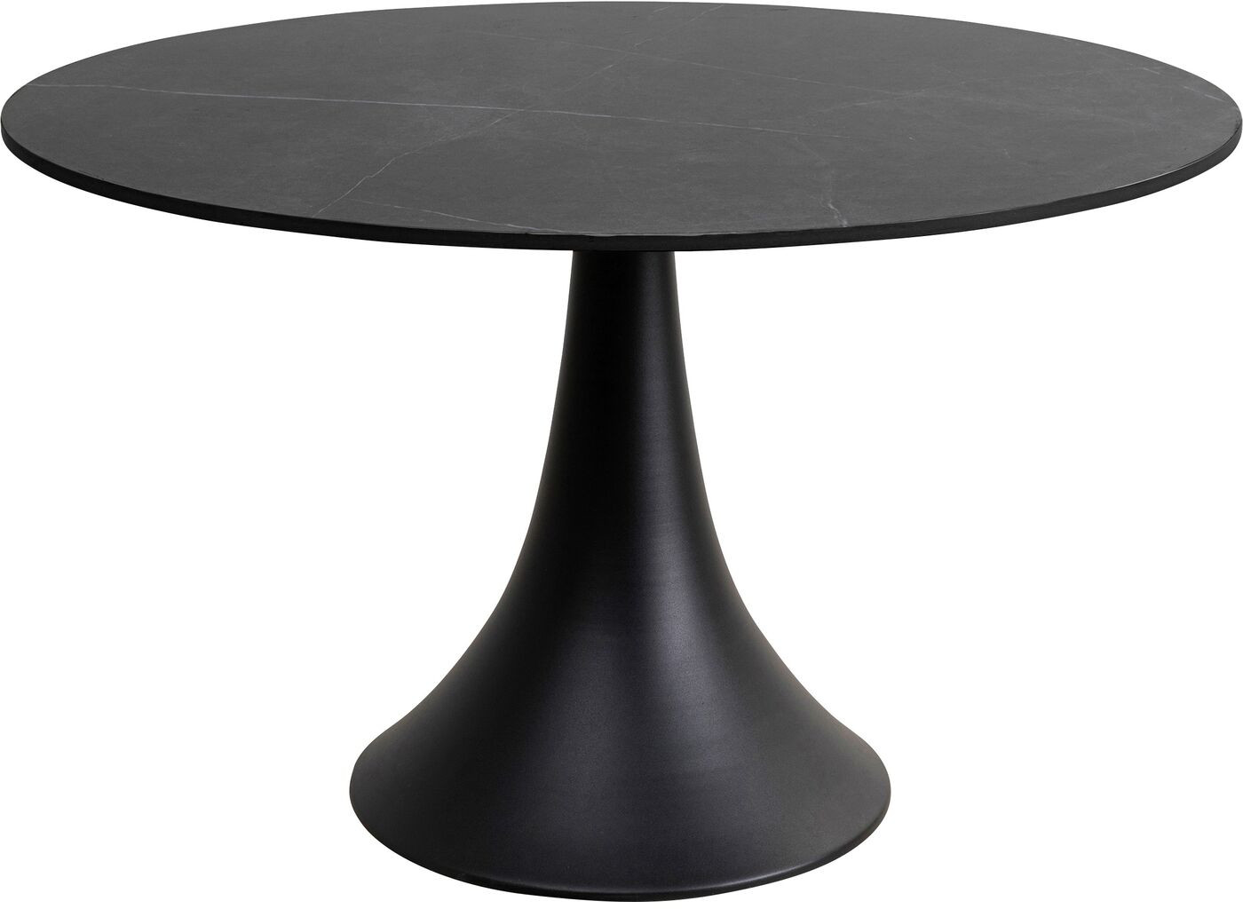 Tafel Grande Possibilita O, Black Ø110cm Kare Design Eettafel 87060