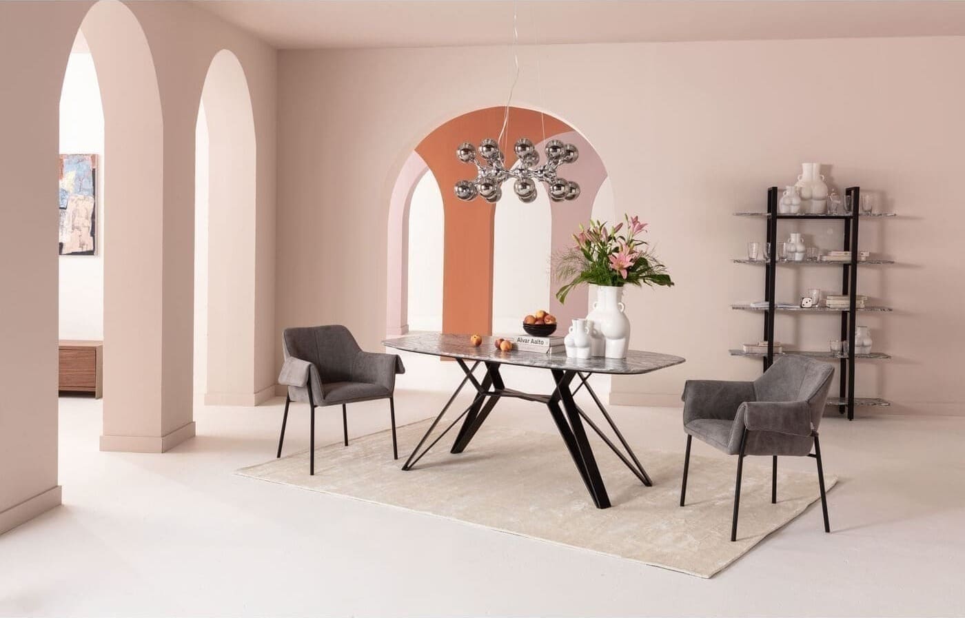 Tafel Okinawa 180x90cm Kare Design Eettafel 86725