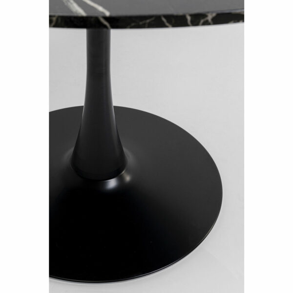 Tafel Schickeria Marble Black Ø110cm Kare Design Eettafel 87056