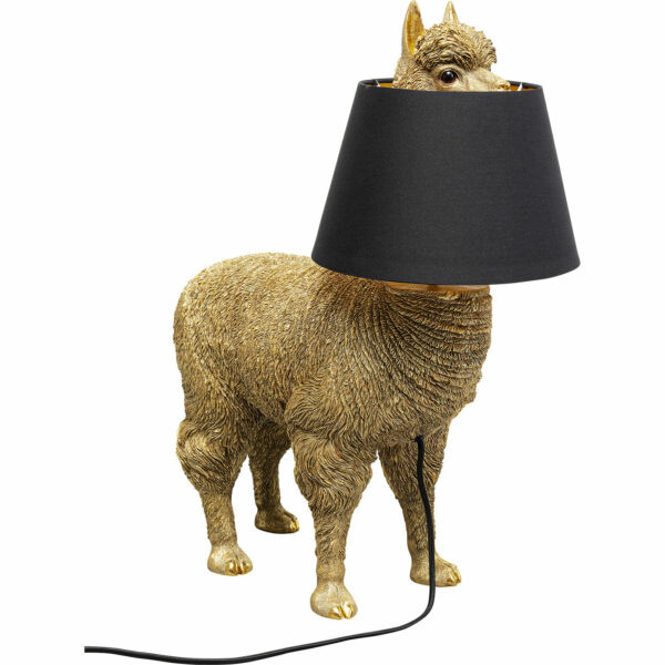 Tafellamp Alpaca Gold 59cm Kare Design Tafellamp 55807
