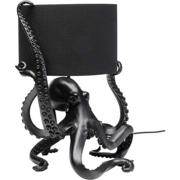 Tafellamp Octopus Black 47cm Kare Design Tafellamp 56408