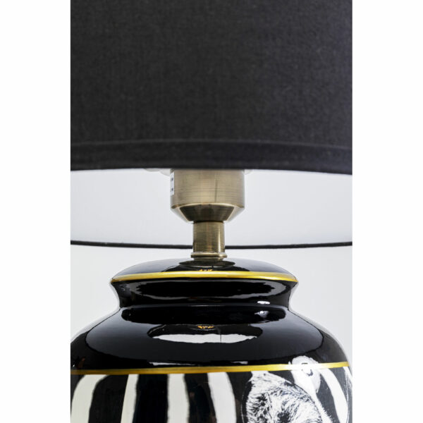 Tafellamp Zebra Face 71cm Kare Design Tafellamp 56128