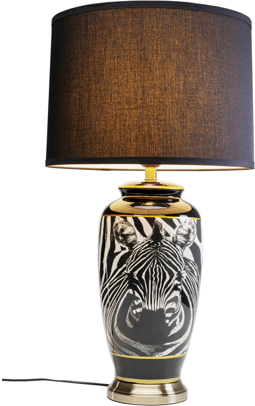 Tafellamp Zebra Face 71cm Kare Design Tafellamp 56128