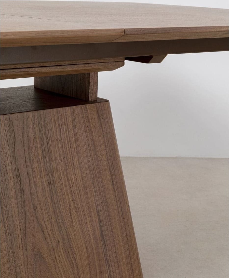 Uitschuiftafel Benvenuto Walnut - 200(50)x110cm - Afbeelding 16