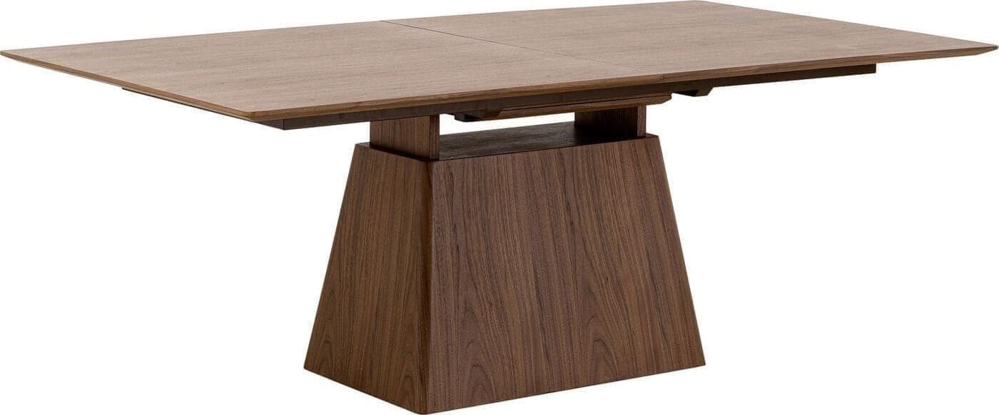 Uitschuiftafel Benvenuto Walnut 200(50)x110cm Kare Design Uitschuiftafel 80123