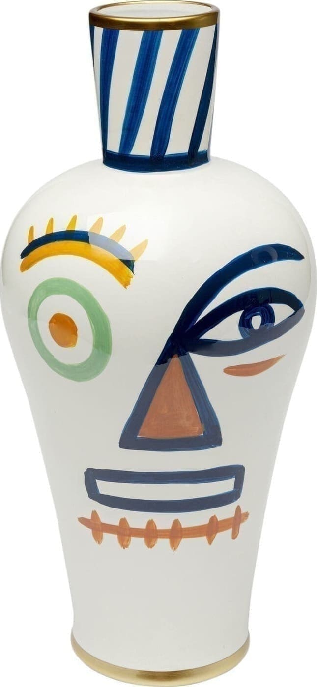 Vaas Two Face 44cm Kare Design Vaas 56126
