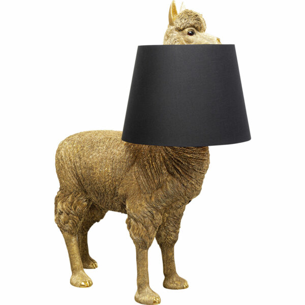 Vloerlamp Alpaca Gold 108cm Kare Design Vloerlamp 55806