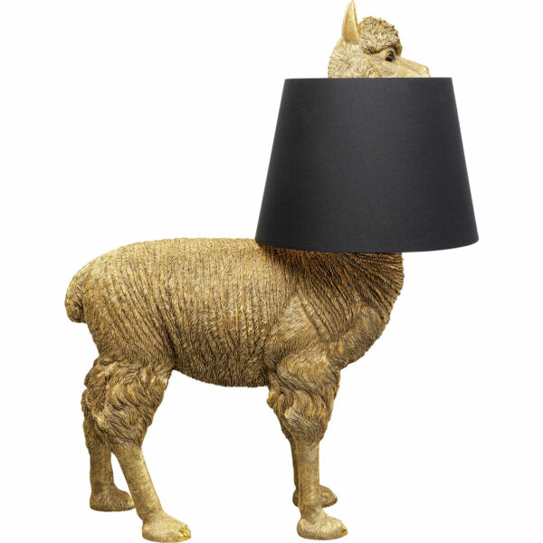 Vloerlamp Alpaca Gold 108cm Kare Design Vloerlamp 55806