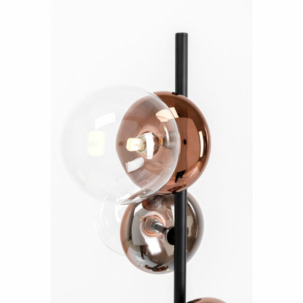 Vloerlamp Double Bubble Copper 165cm Kare Design Vloerlamp 55078