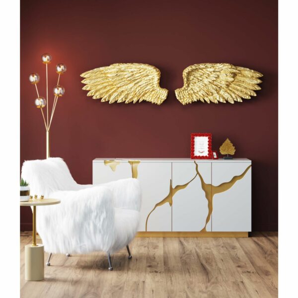 Wanddecoratie Angel Wings (2/Set) Kare Design Wanddecoratie 55184