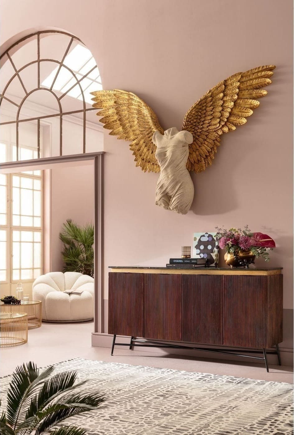 Wanddecoratie Guardian Angel Female 203x140cm Kare Design Wanddecoratie 53724