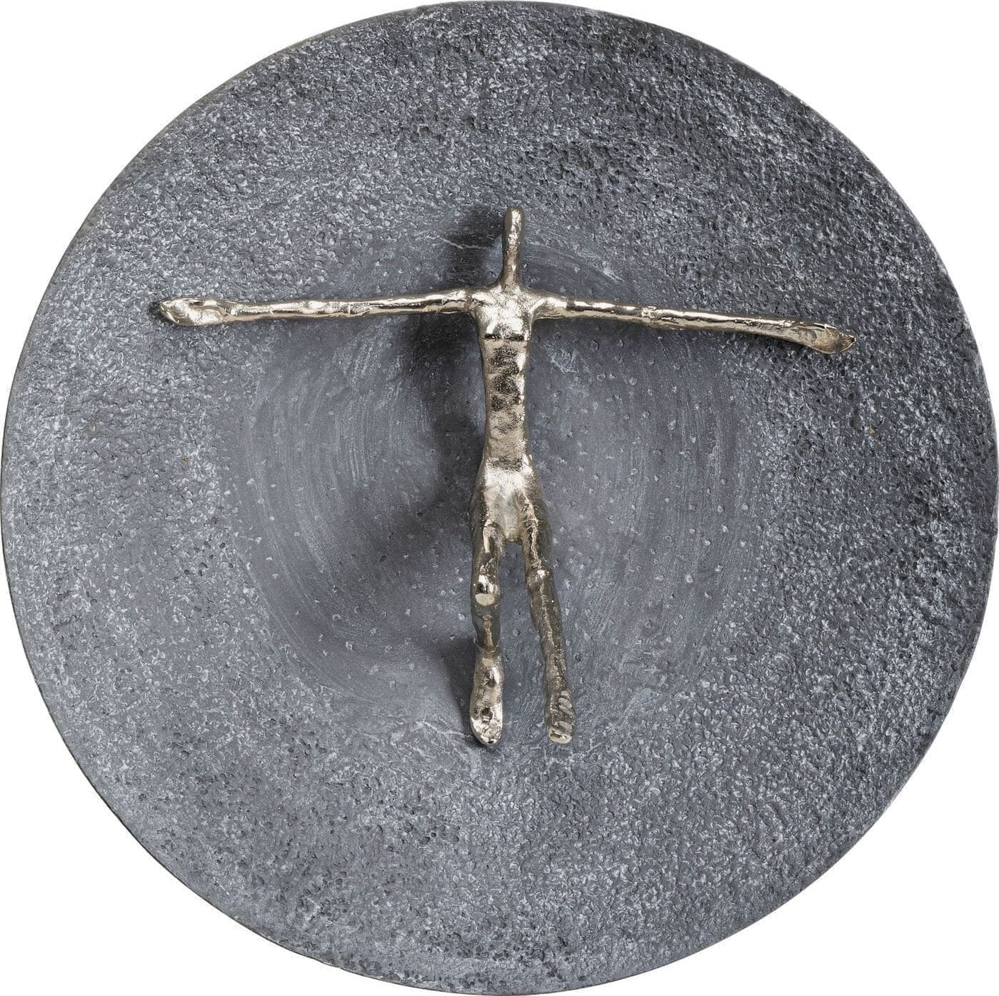 Wanddecoratie Umano Silver Ø60cm Kare Design Wanddecoratie 55154