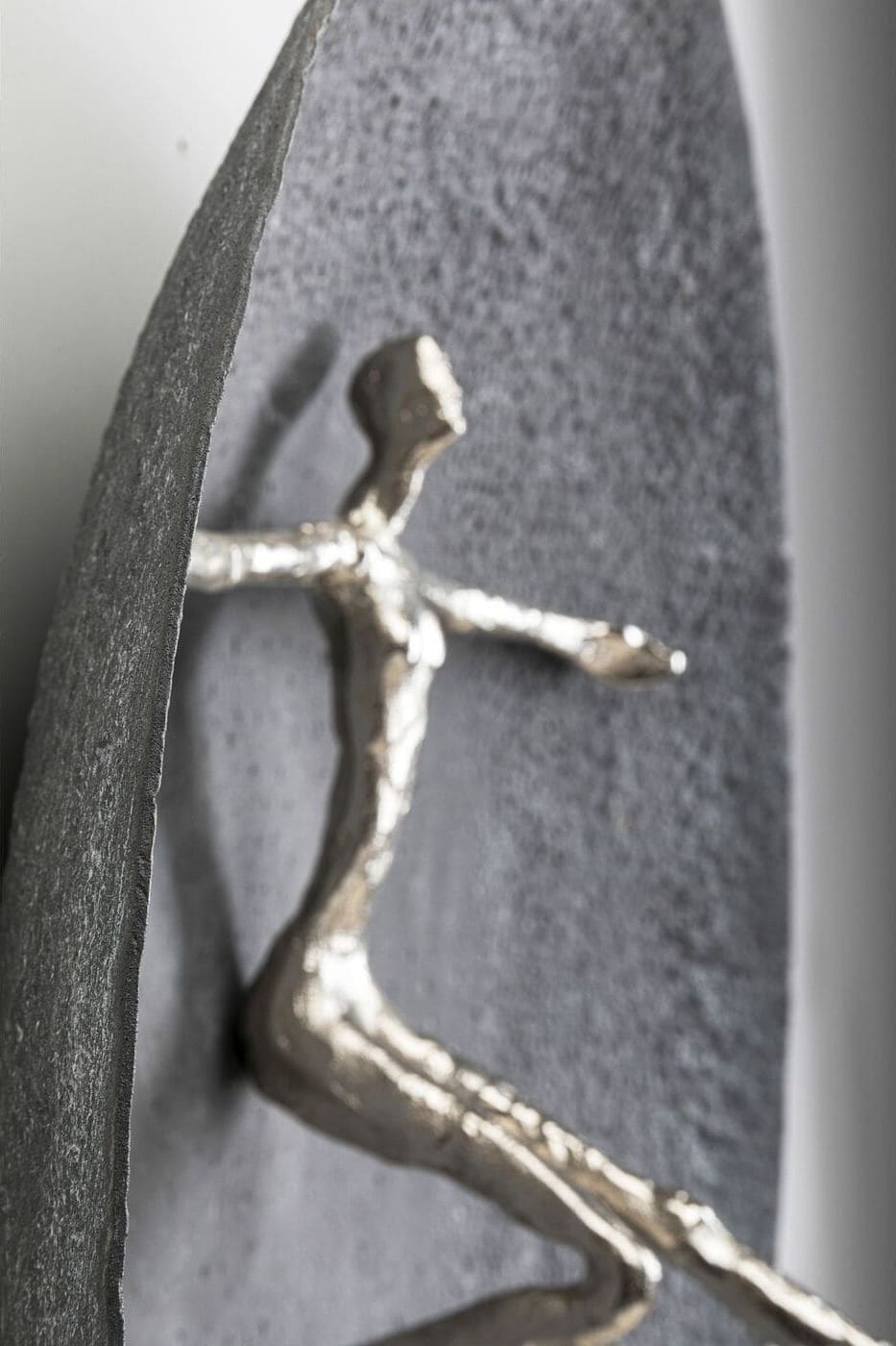 Wanddecoratie Umano Silver Ø60cm Kare Design Wanddecoratie 55154