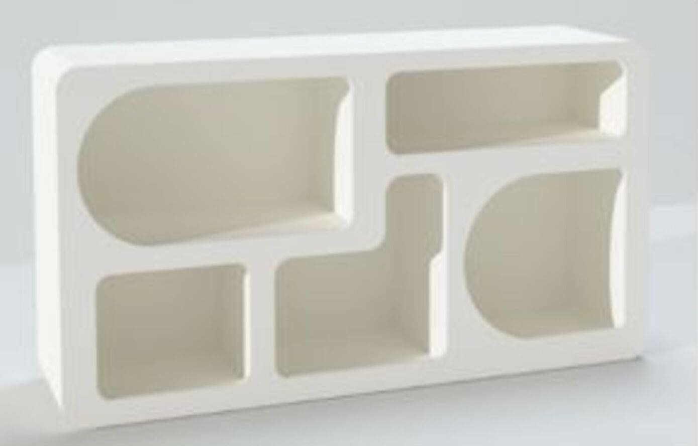 Wandplank Paco White 140x75cm Kare Design Wandplank 87973
