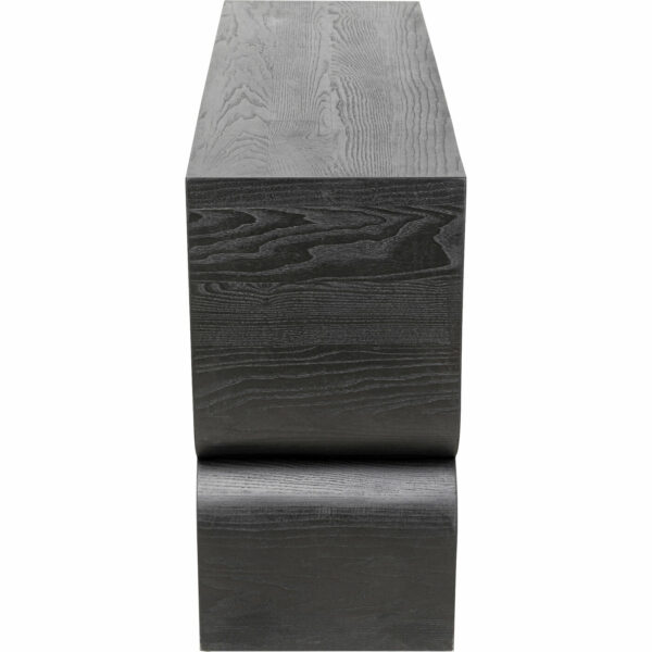 Wandtafel Curve Black 120x76cm Kare Design Wandtafel 87185