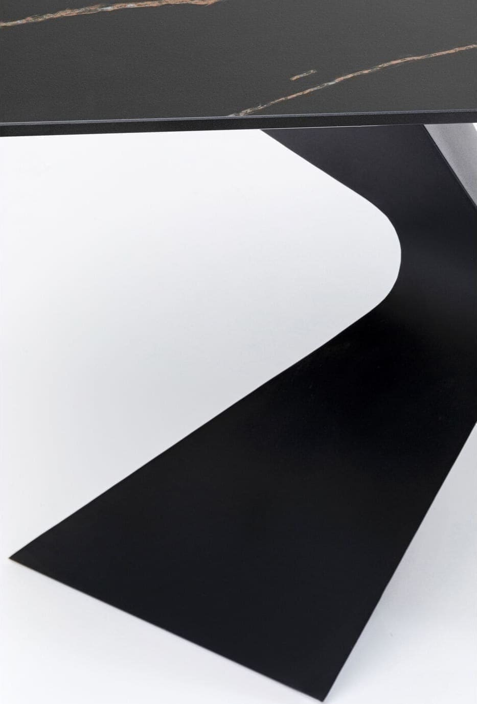 Wandtafel Gloria Black Ceramik 140x81cm Kare Design Wandtafel 87062