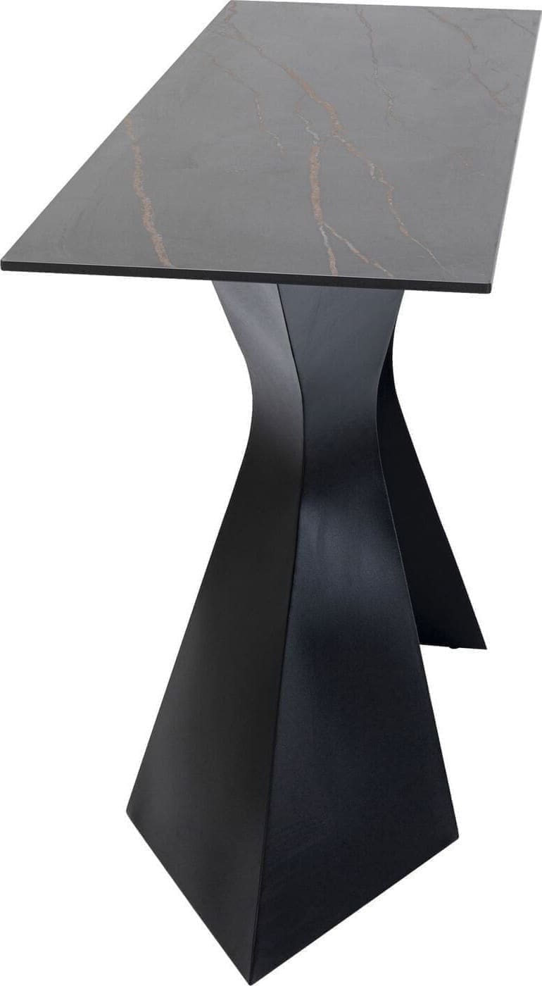Wandtafel Gloria Black Ceramik 140x81cm Kare Design Wandtafel 87062